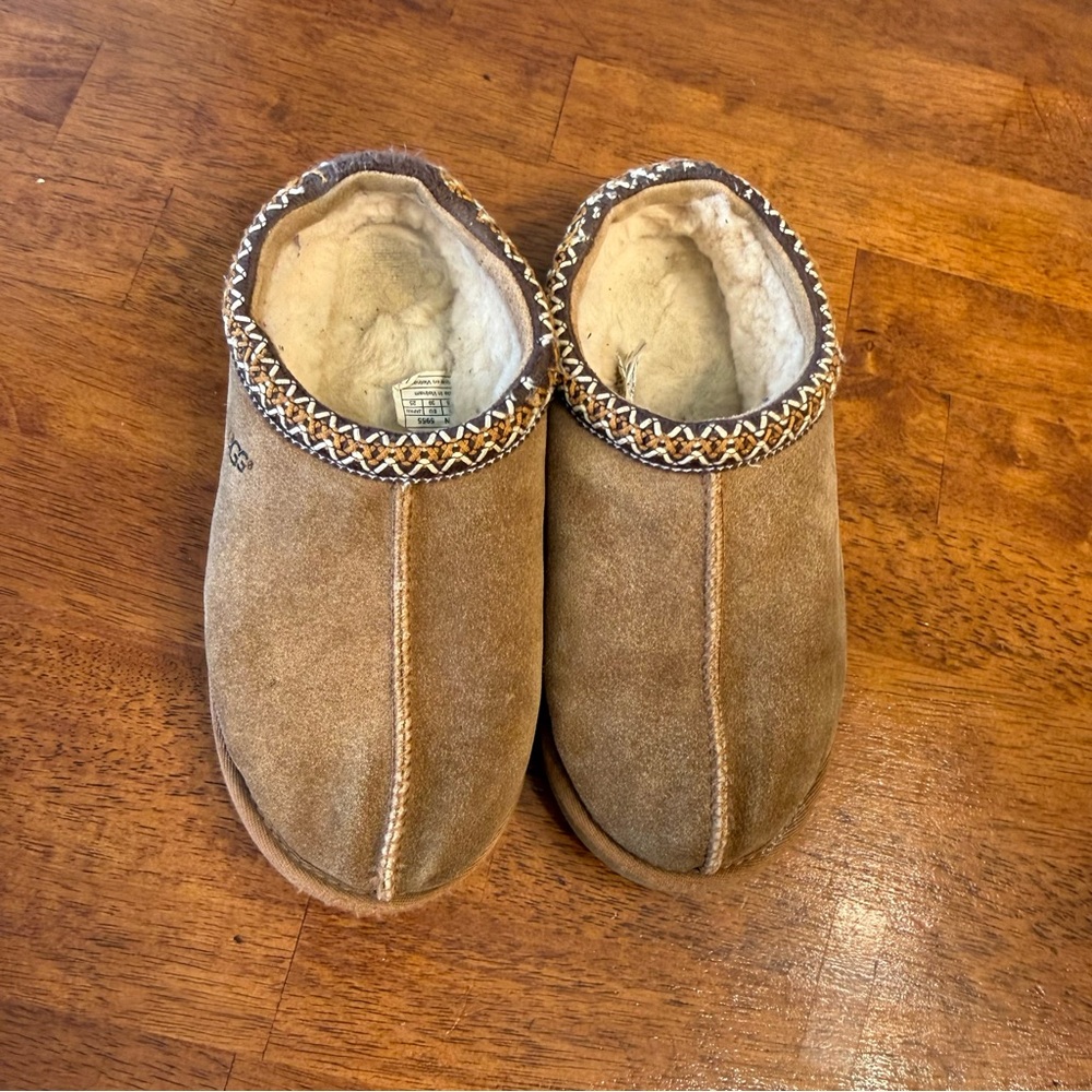 UGG Tasmin II slipper chestnut Tan Suede Slip-On Shoes size 8 - Picture 6 of 14